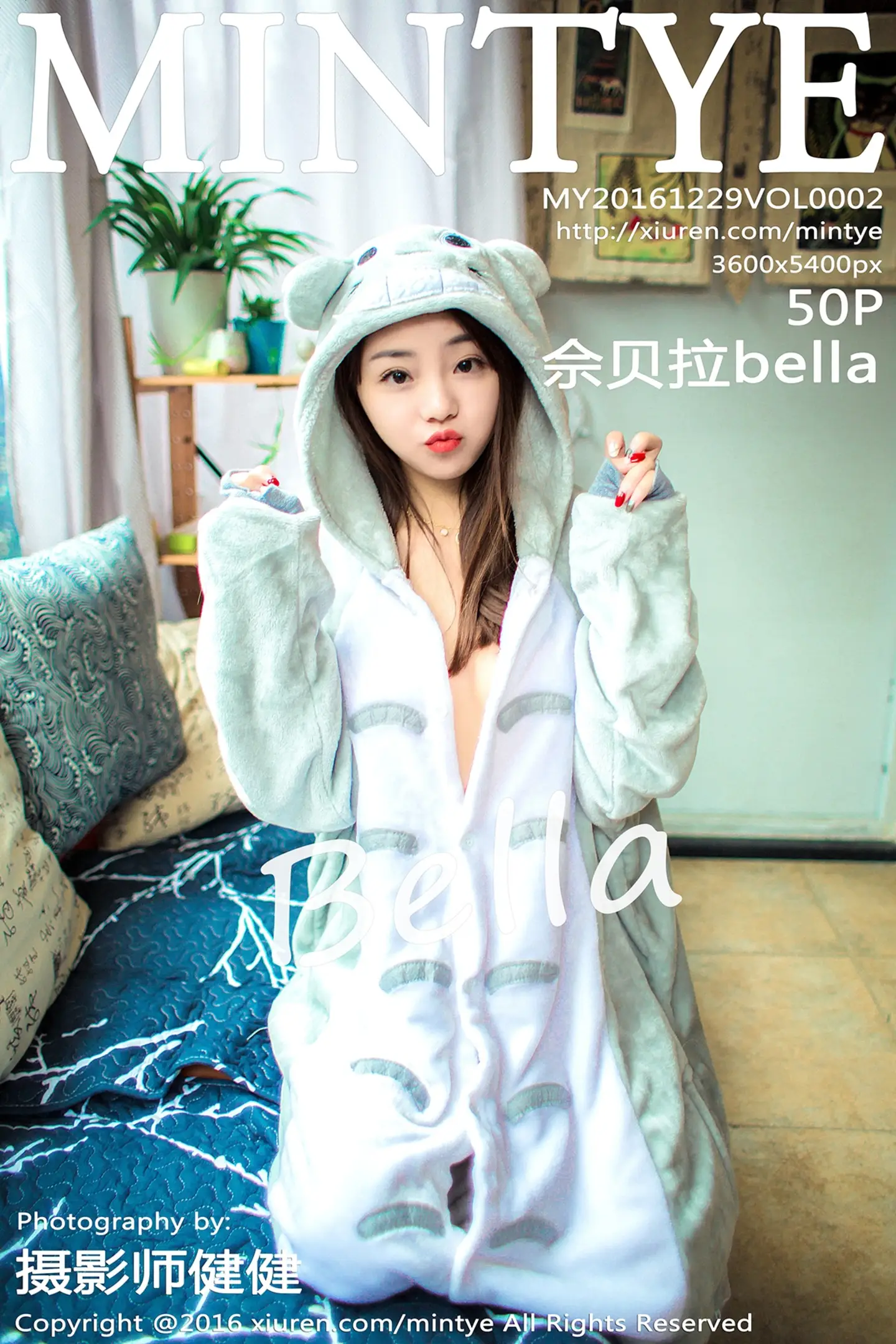 [MintYe薄荷叶]Vol.002_小仙女佘贝拉bella居家私房半截内衣秀美乳性感写真50P-秀人网 - XiuRen.Pro